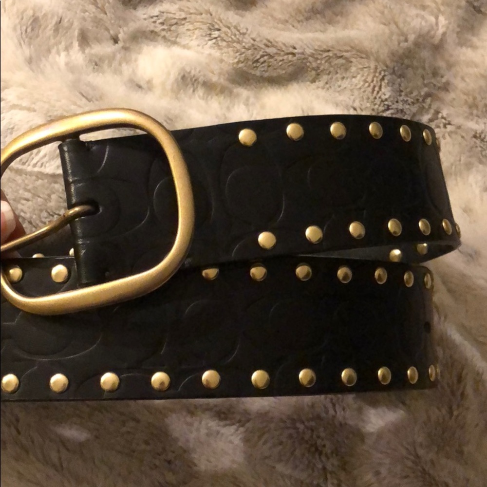 Coach Authentic C Embossed Belt